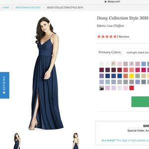 Dessy Social Bridesmaid Style 3019